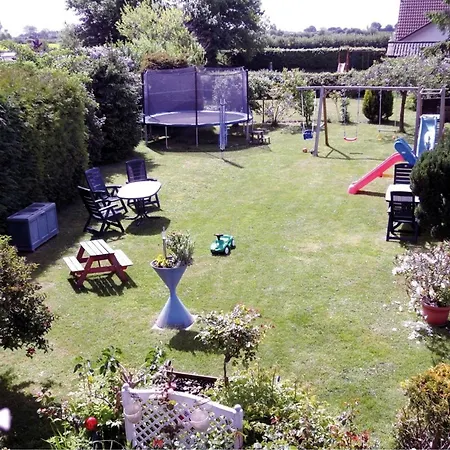 アパート 5 Mit Terrasse, Parkplatz, Fahrradgarage, Trampolin, Tischtennis ダーメ